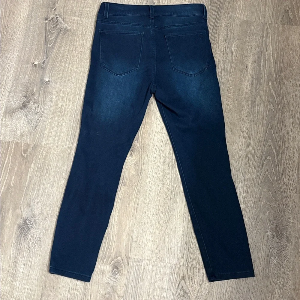 Grace & Lace Women's Blue Stretch cropped Jeans 4‎